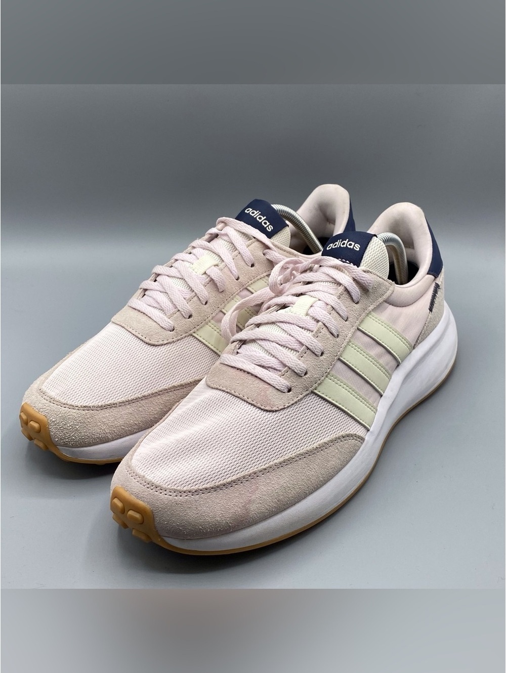 Adidas Neo Run 70S Women's Pink Comfort Lace Up Running Shoes - Picture 4 of 4